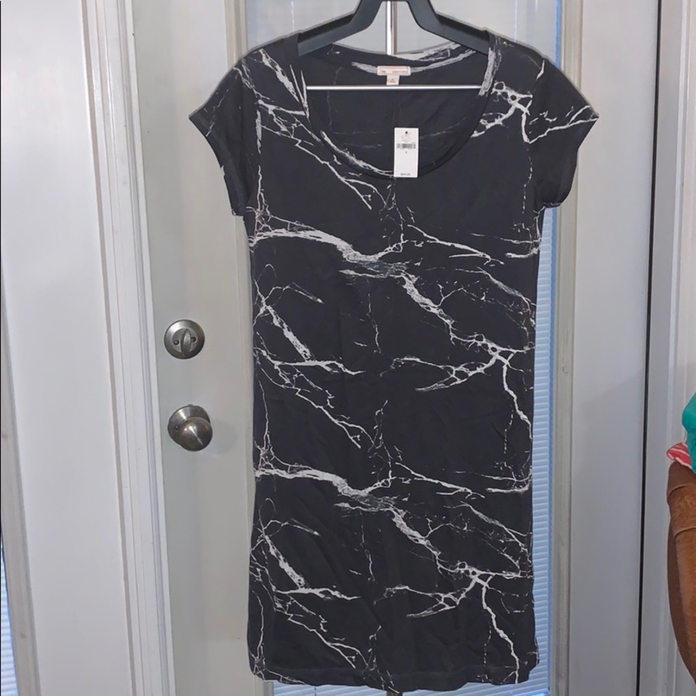 Gap Marble Print Cotton Dress NWT